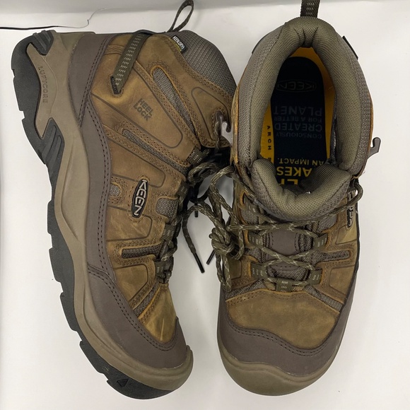 KEEN Circadia mid waterproof mens hiking boots Size 10 main image 12